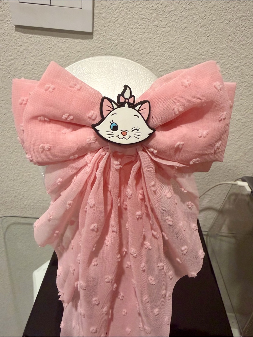 Pink Fabric “Marie” Hair Bow